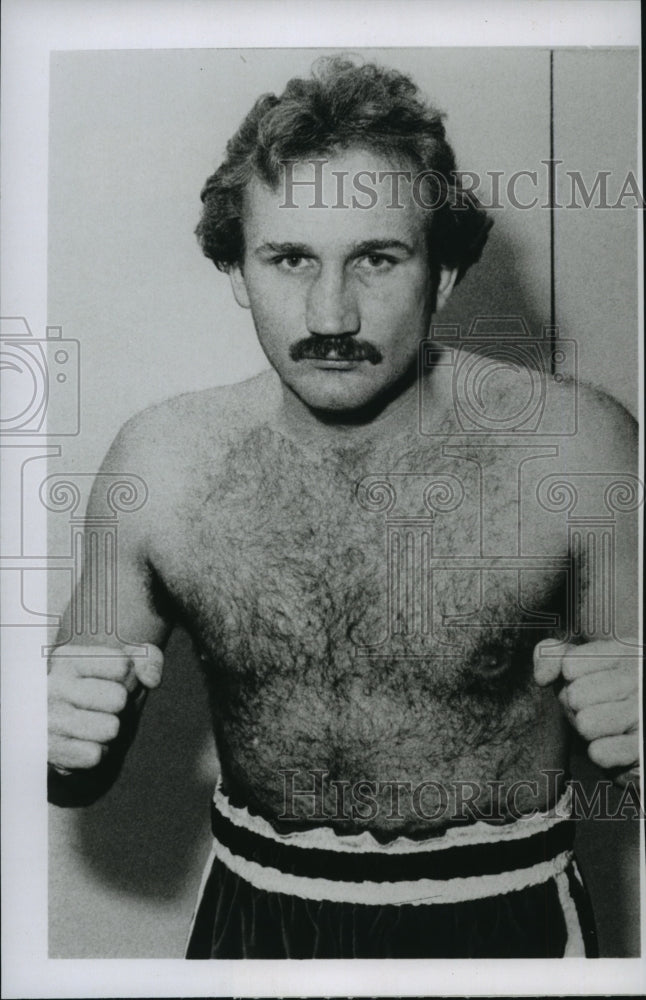 1980 Press Photo Heavyweight Boxing&#39;s Scott Le Doux &quot;The Fighting Frenchman&quot;- Historic Images