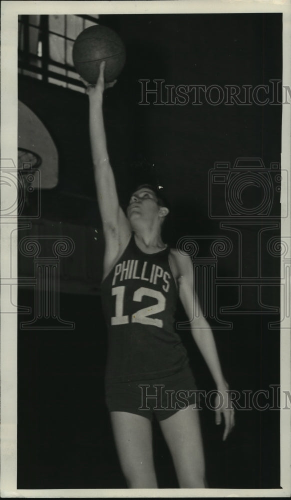 1943 Bear Creek Alabama Phillips High Basketball Player Alex Grammas - Historic Images
