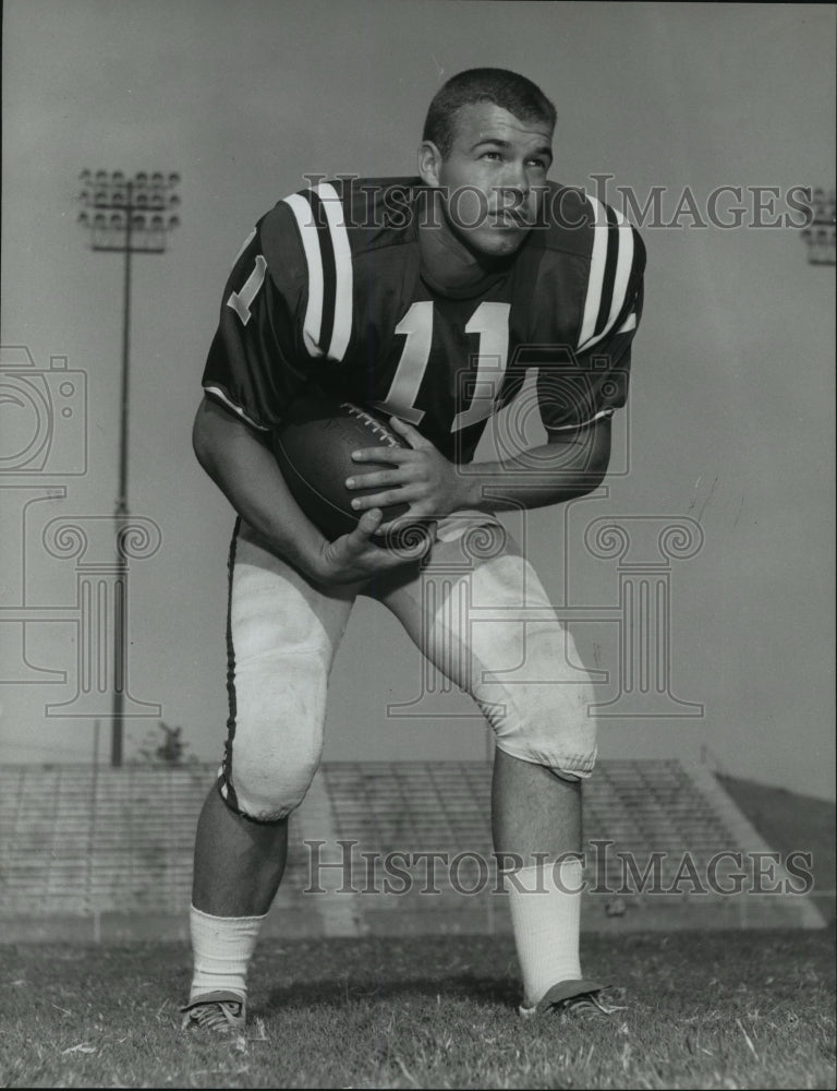 1967 Record-Setting Samford Bulldog Football Quarterback Jim Lovette - Historic Images