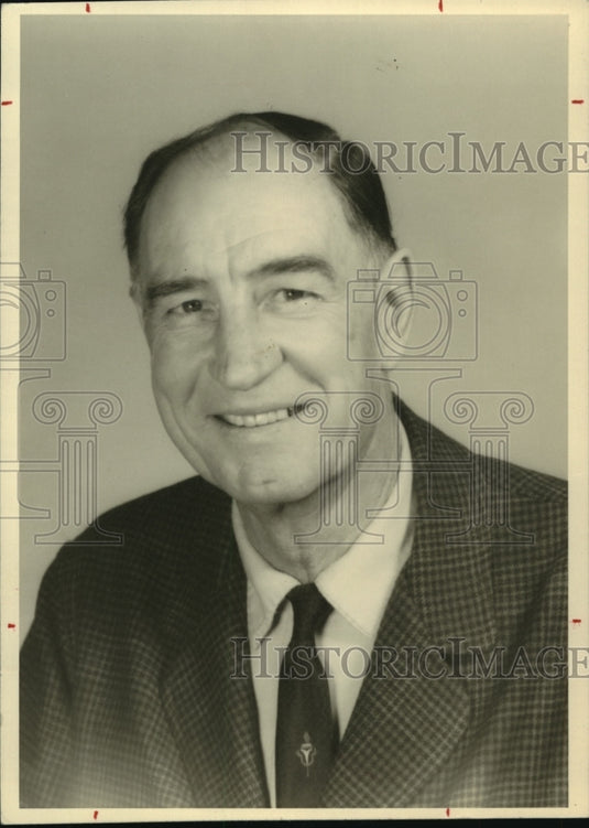 1972 Press Photo Former Alabama Football Great, Quarterback "Pooley" Hubert- Historic Images