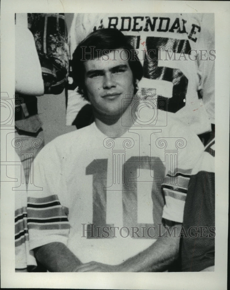 1978 Gardendale Alabama High School Football Player Dante Graham - Historic Images