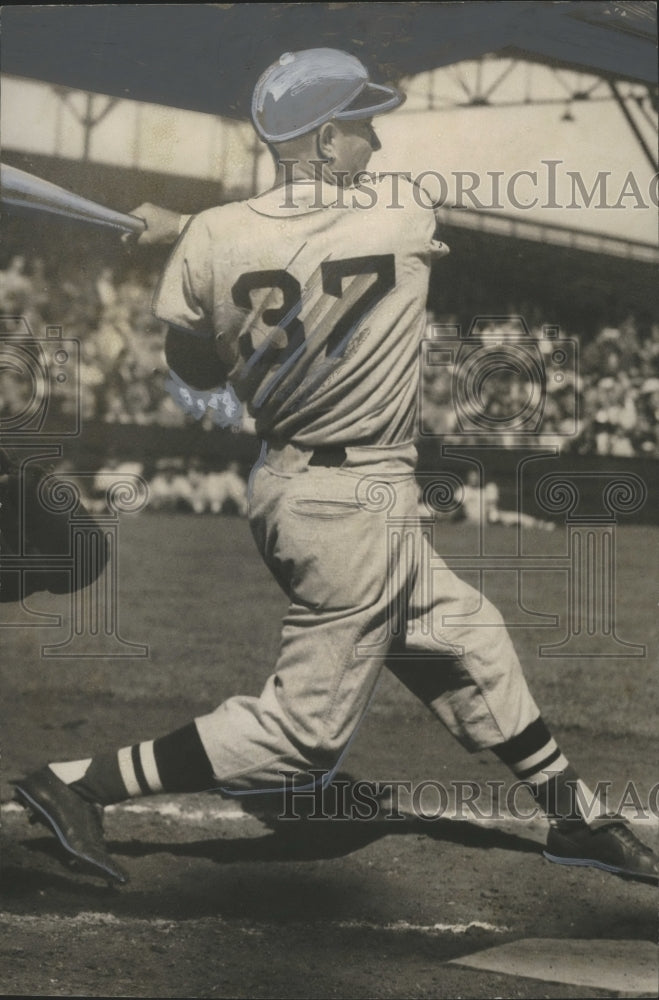 1956 Press Photo Boston Red Sox Baseball Team&#39;s Centerfielder Jim Piersall - Historic Images