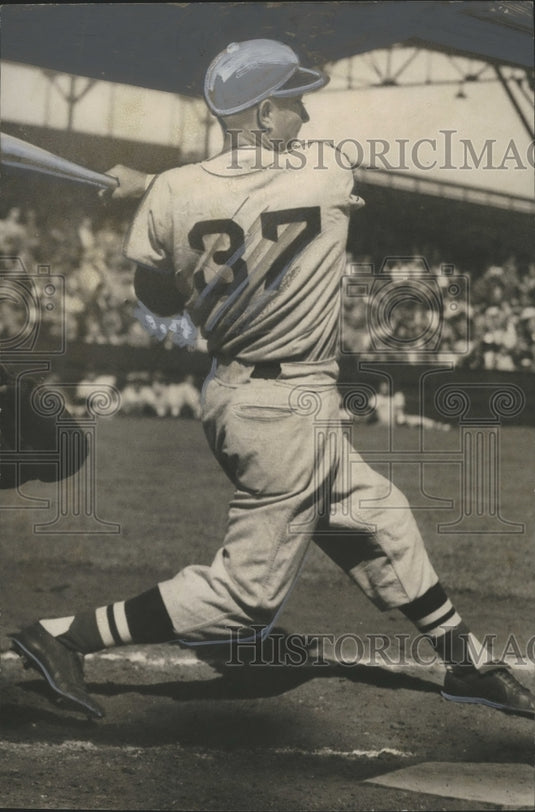 1956 Press Photo Boston Red Sox Baseball Team's Centerfielder Jim Piersall - Historic Images