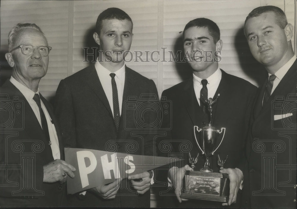 1961 Press Photo Phillips High Football Awards At North Birmingham Masonic Lodge - Historic Images
