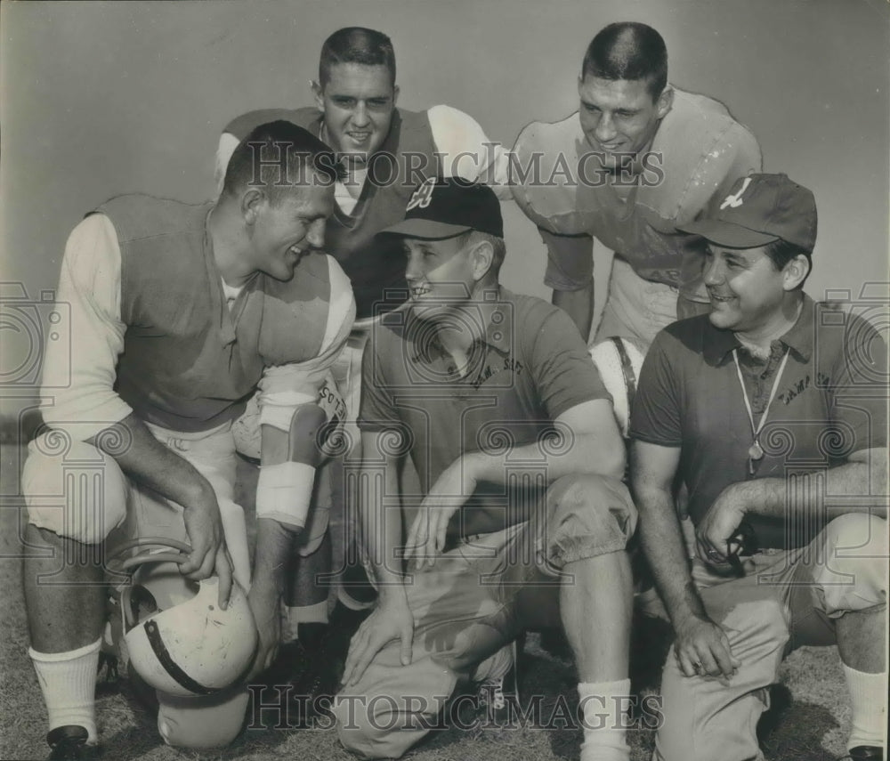 1963 Five New Additions To The University Of Alabama Football Team - Historic Images