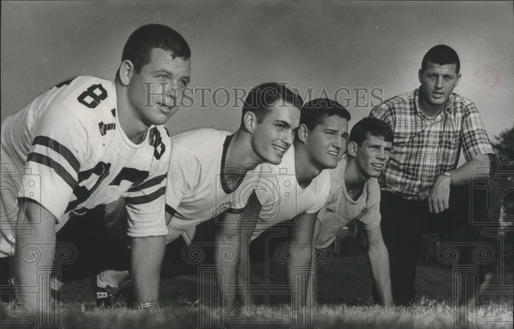 1966 Alabama All-Star Football Players Practice For Tuscaloosa Game - Historic Images