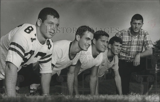 1966 Alabama All-Star Football Players Practice For Tuscaloosa Game - Historic Images