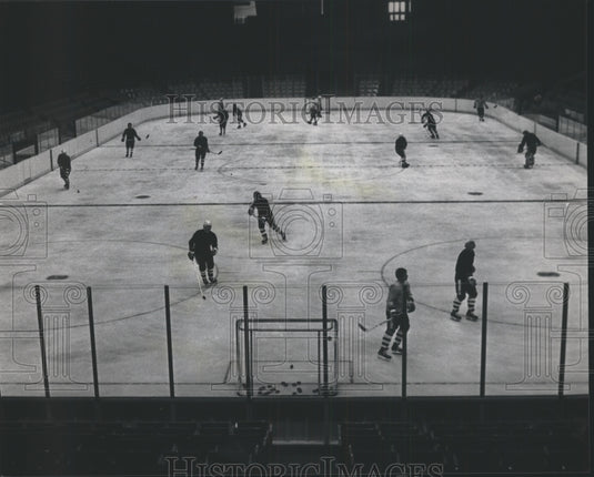 1982 Press Photo Ice Hockey Returns To Birmingham In South Stars' First Practice - Historic Images
