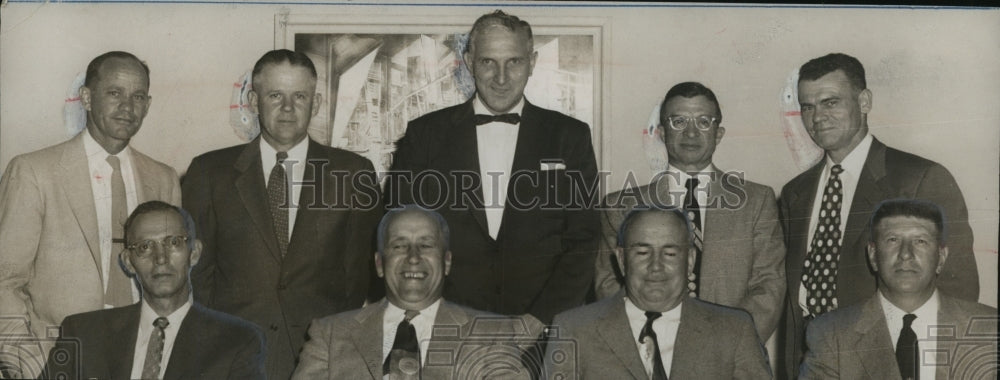 1955 Winners of The Birmingham News&#39; Championship Awards, Coaches - Historic Images