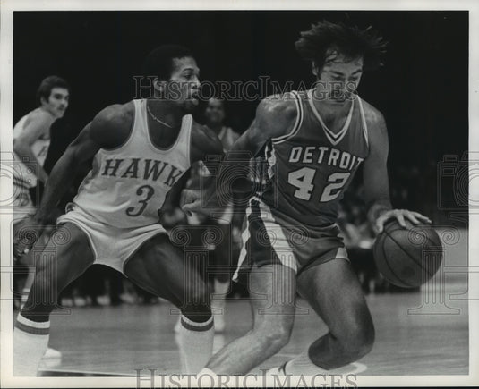 1977 Press Photo Basketball Player Eddie Johnson
