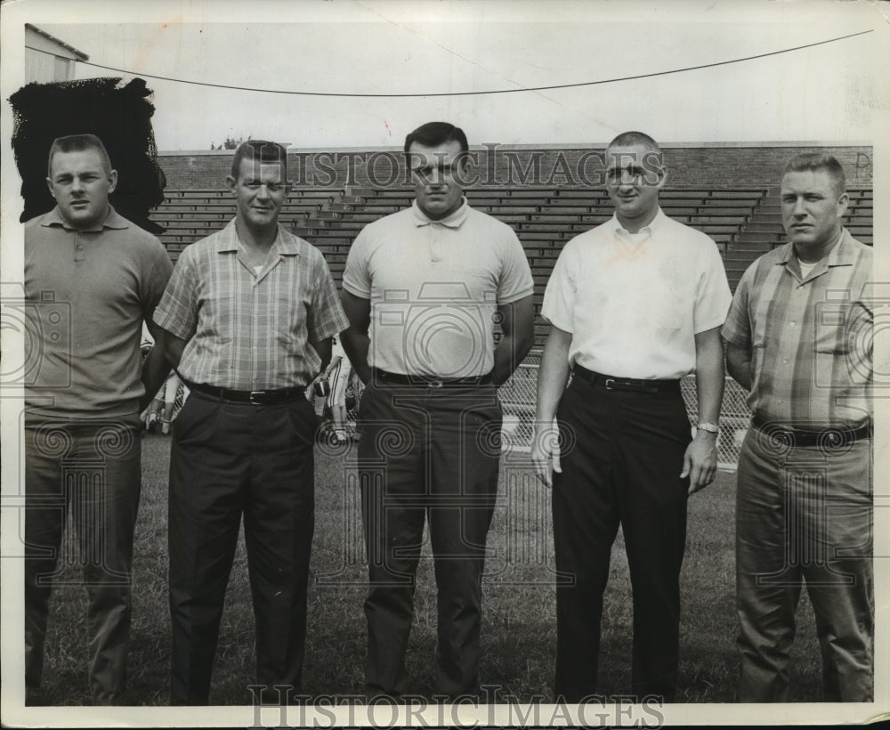 1966 Press Photo Bessember High School Football Coaches in Alabama - abns06002 - Historic Images