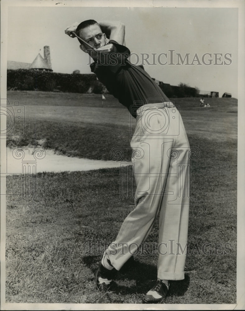 1955 Press Photo Sonny Holt, Golfer - abns06351 - Historic Images