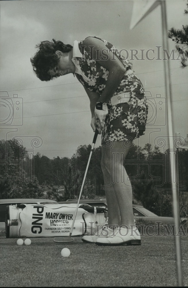 1975 Golfer Mary Horner - Historic Images