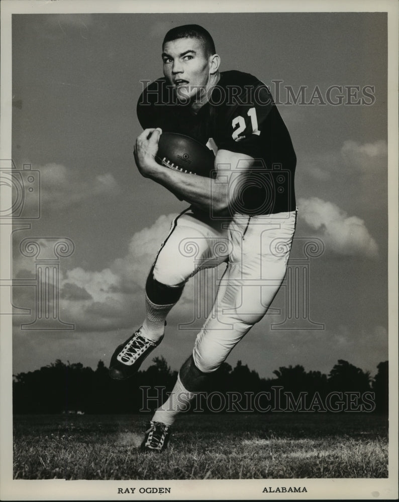 1964 Press Photo Alabama Football Player Ray Ogden, Sports - abns06450- Historic Images