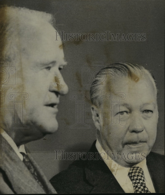 1973 Press Photo American League Baseball leaders, Joe Cronin and Lee MacPhail- Historic Images