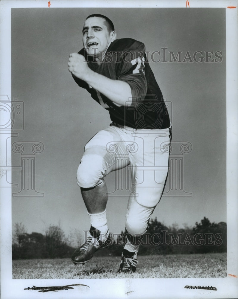 1966 Alabama's Richard Cole defense leader, Football player - Historic Images