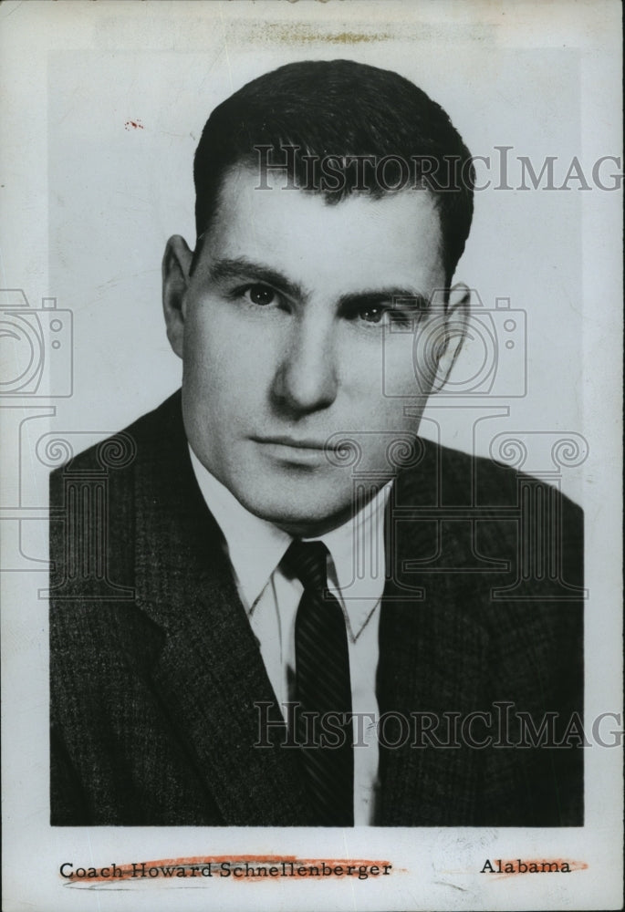 1964 Howard Schnellenberger, Alabama coach - Historic Images