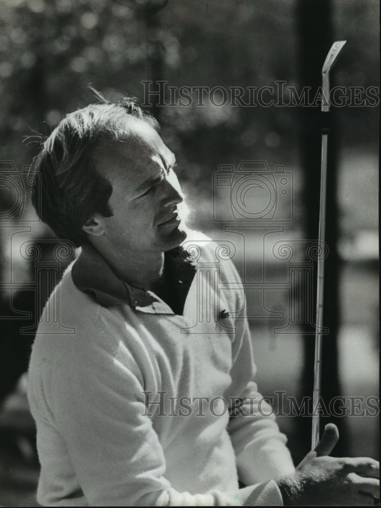 1982 Press Photo Golfer Jerry Pate at Birmingham News-Coca Cola Classic Game - Historic Images