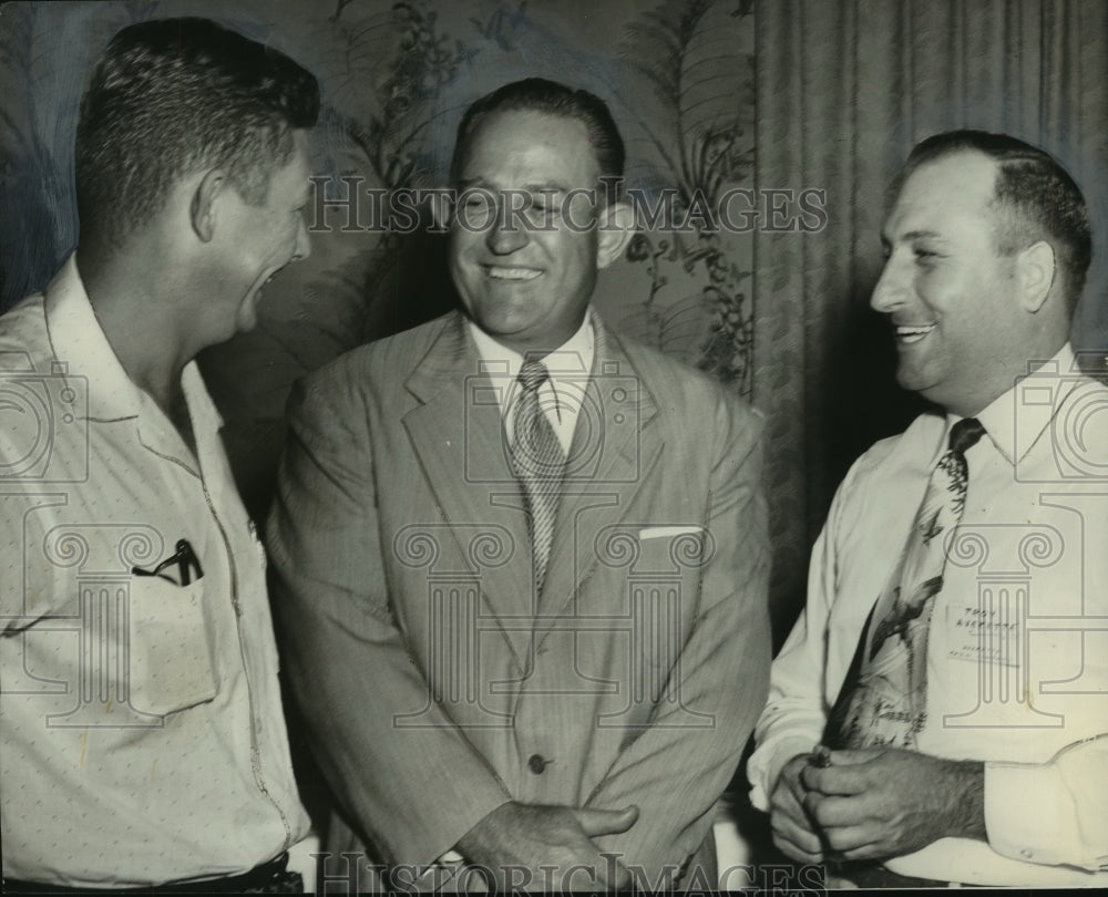 1955 J. B. Whitworth with Others at Tuscaloosa County Fair Dinner - Historic Images