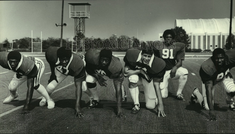 1979 Press Photo University of Alabama - Football Team Linemen - abns07326- Historic Images