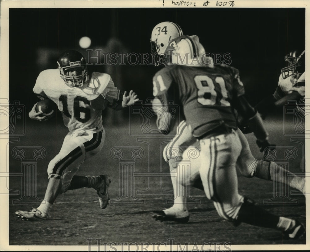 1985 Press Photo Mountain Brook versus Huffman football game - abns07406- Historic Images