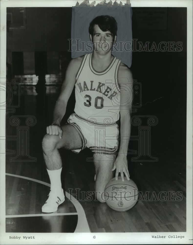 1971 Press Photo Walker Basketball Player Bobby Wyatt, Sports Guard - abns07577- Historic Images