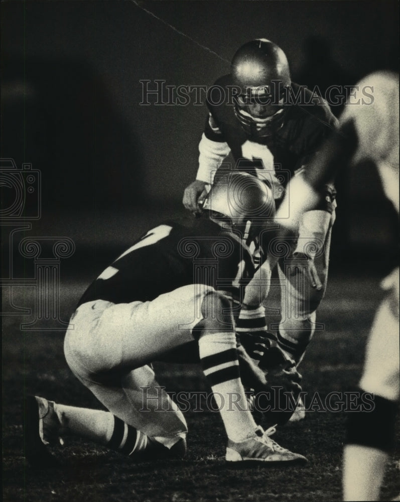 1983 Press Photo Birmingham Stallions - Bob Lane and Scott Norwood - abns07687 - Historic Images