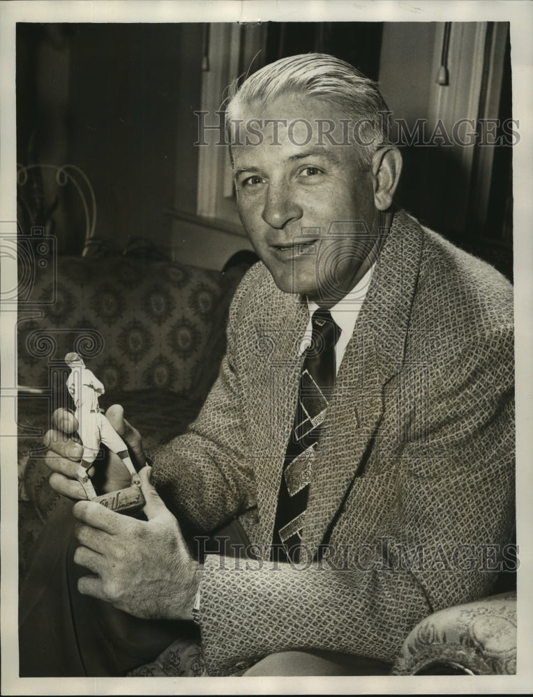 1952 Press Photo Birmingham Barons manager Al Vincent - abns07727 - Historic Images