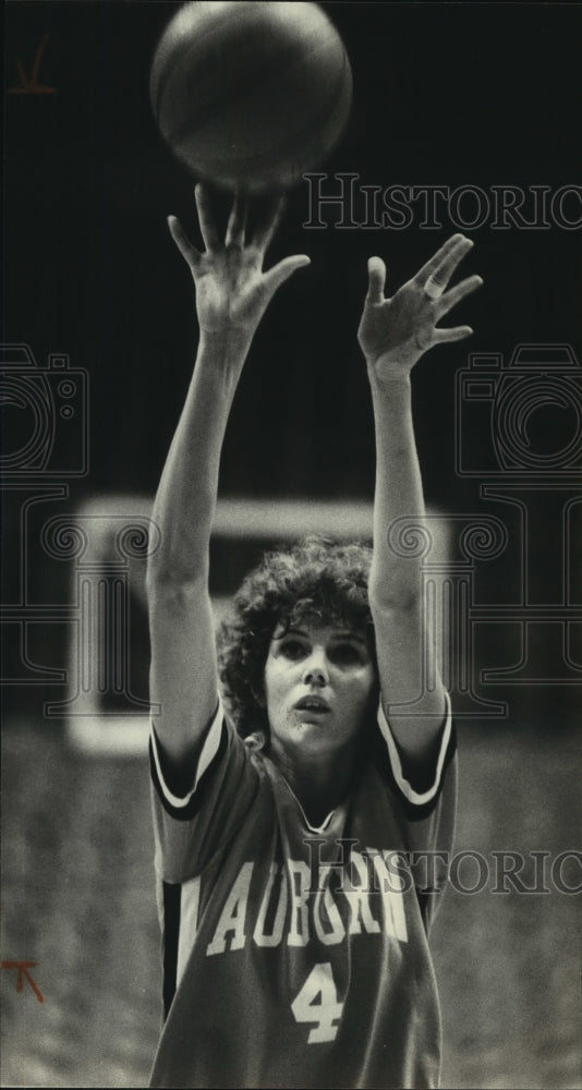 1982 Press Photo Pascale Van Roy, Auburn Basketball Player - abns07795- Historic Images