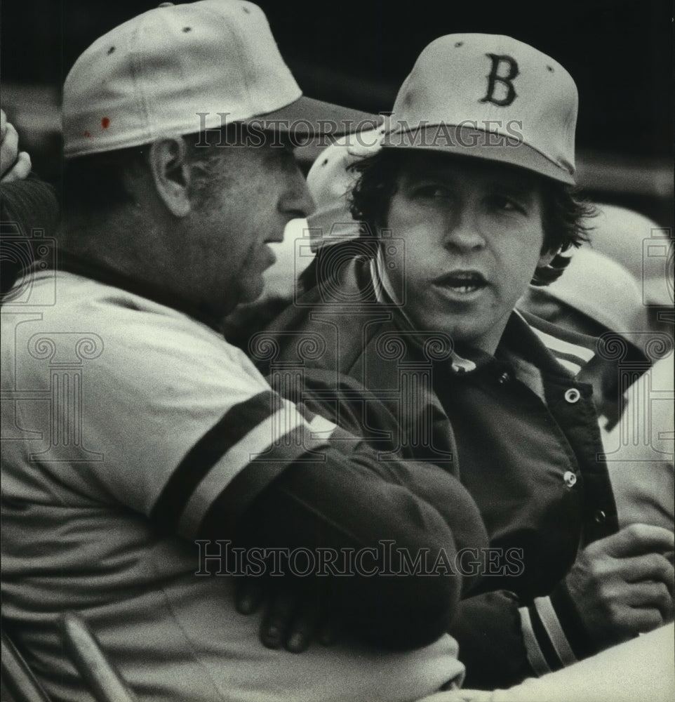 1979 Press Photo Birmingham baseball Harry Walker with assistant Joe Platt- Historic Images