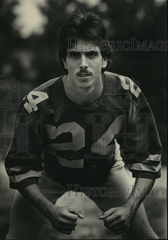 1983 Press Photo Scott Ray, Cathedral Christian football player, Alabama- Historic Images