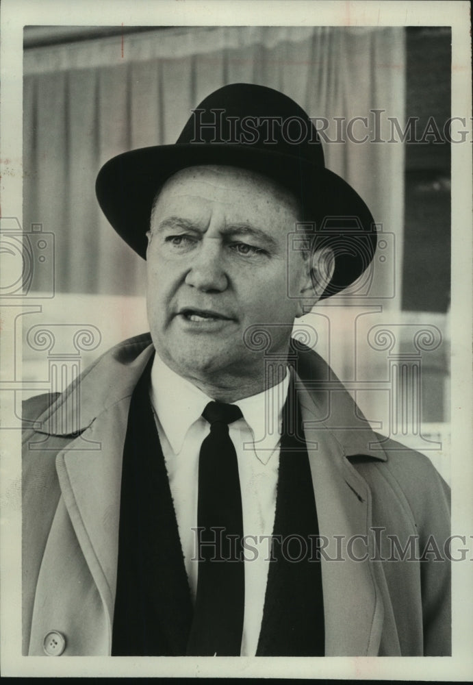 1961 Press Photo Murray Warmath, Minnesota Football Coach - abns08006 - Historic Images