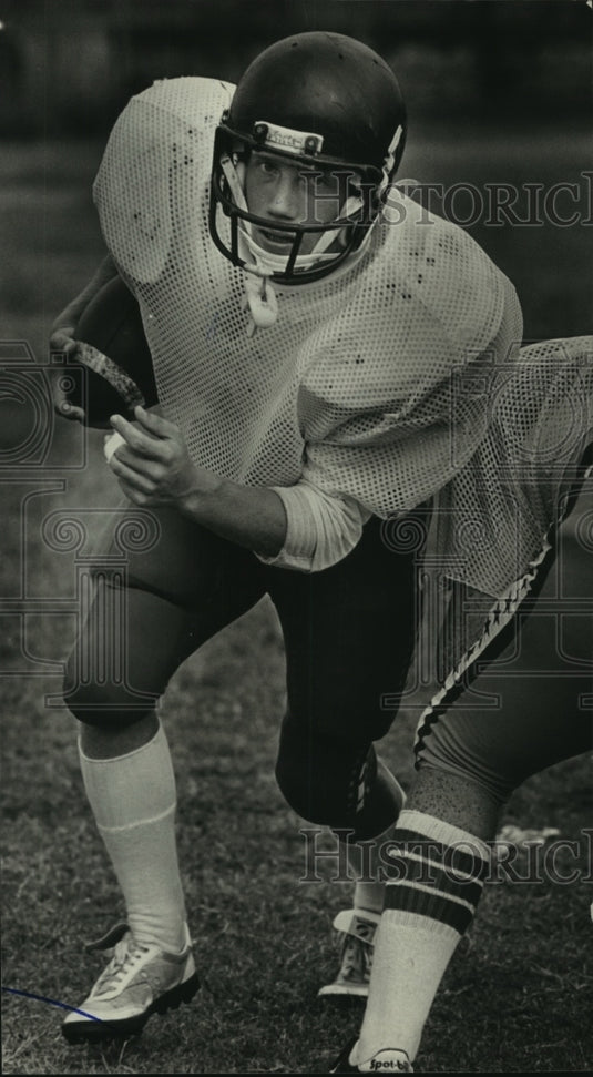 1982 Press Photo Shades Valley Football Player Mike Bodkin - abns08139 - Historic Images