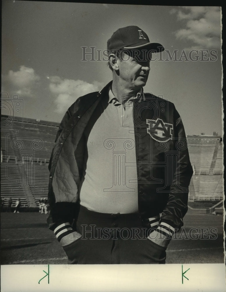 1986 Press Photo Auburn Football Richard Wood - abns08246- Historic Images