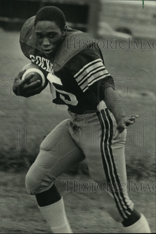 1982 Press Photo Gardendale High School Football Player Joe Mickles - abns08268- Historic Images