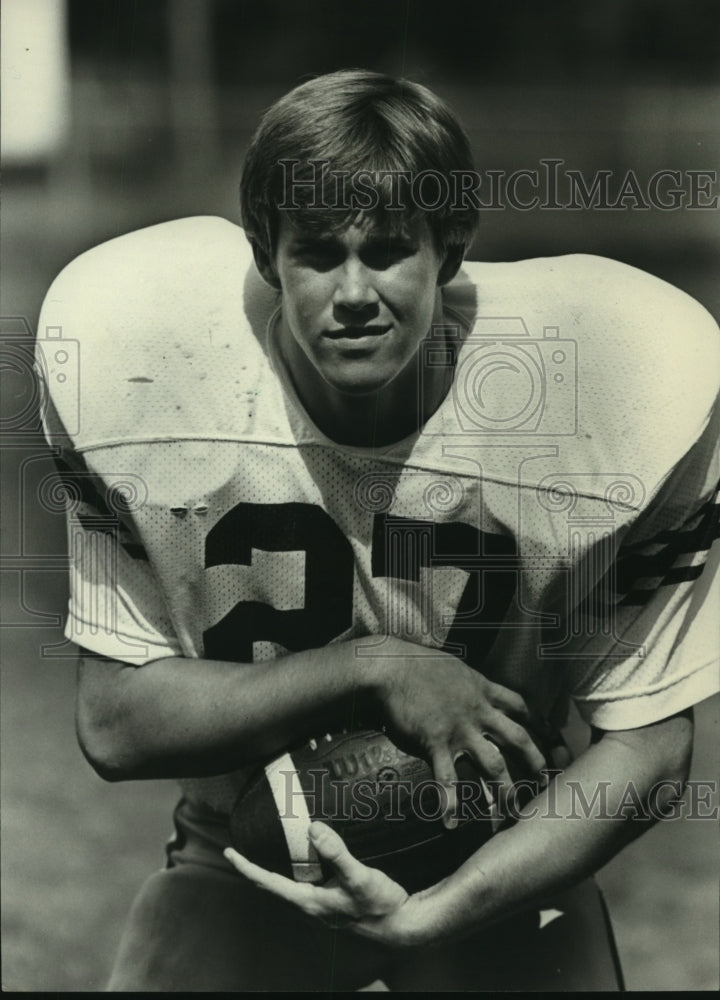 1982 Press Photo Mountain Brook Football Player Tom Waudby - abns08269- Historic Images
