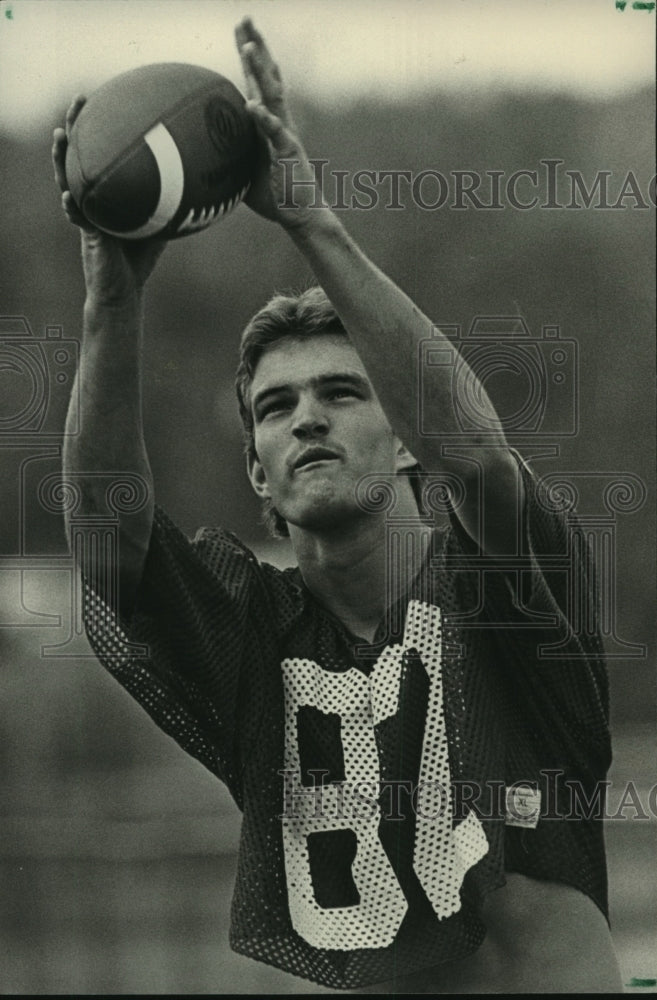 1984 Press Photo Thompson High School Football Player Preston Hansford- Historic Images