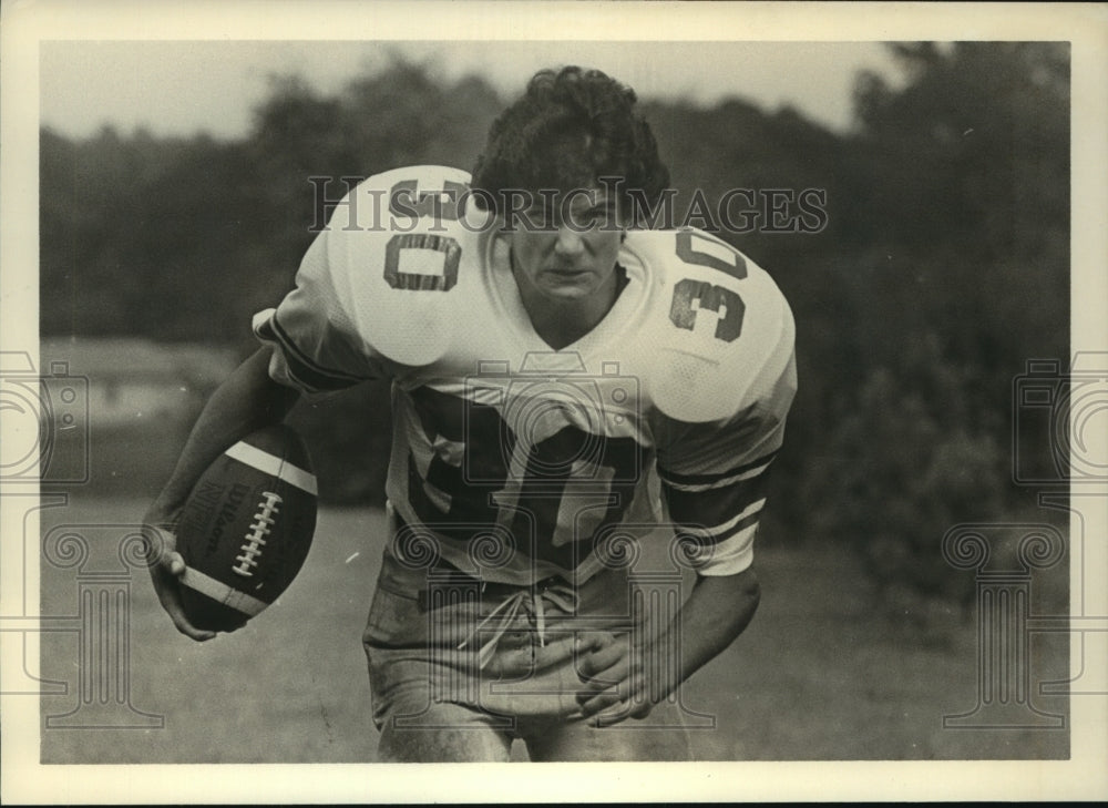 1985 Press Photo Shelby Academy Football Player Mike Upton - abns08426- Historic Images