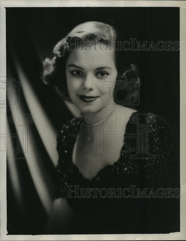 1951 Press Photo Alabama Maid of Cotton Ann Adams - Historic Images