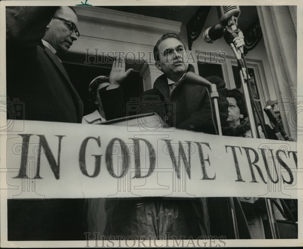 1966 Press Photo Alabama Governor George Wallace - Historic Images