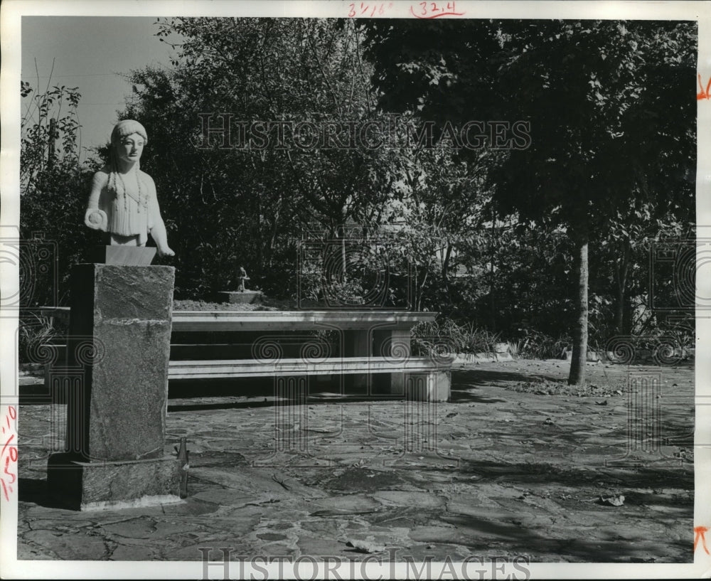 1965 Press Photo Jasmine Hills Home Garden in Montgomery, Alabama - Historic Images