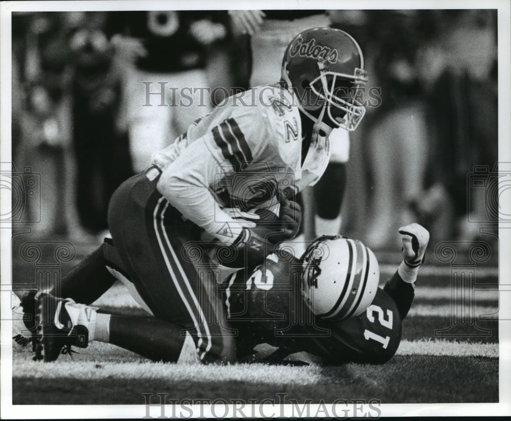 1991 Press Photo Auburn University Football Versus Florida - abnx01333-Historic Images