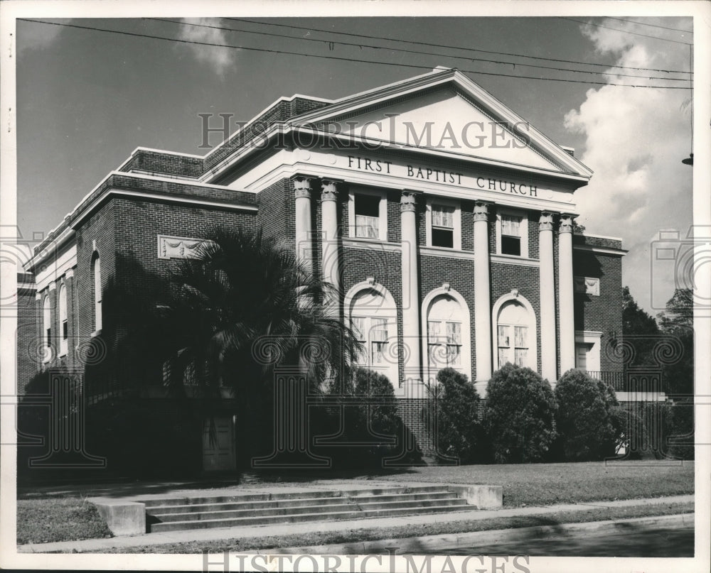 1951 Press Photo Alabama-Dothan First Baptist Church. - Historic Images