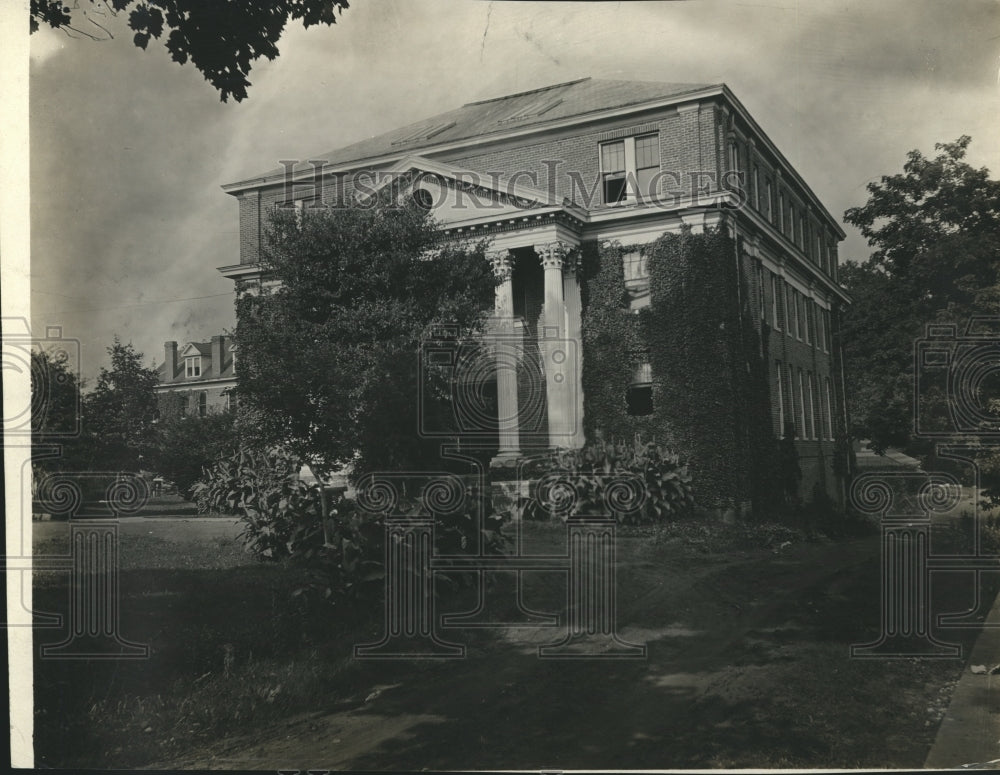 1937 Press Photo Alabama-Athens Female College Fine Arts building. - Historic Images