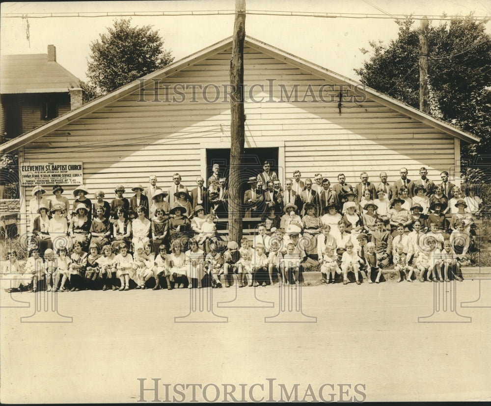 Press Photo Alabama-Birmingham-Eleventh Street Baptist Church members.-Historic Images