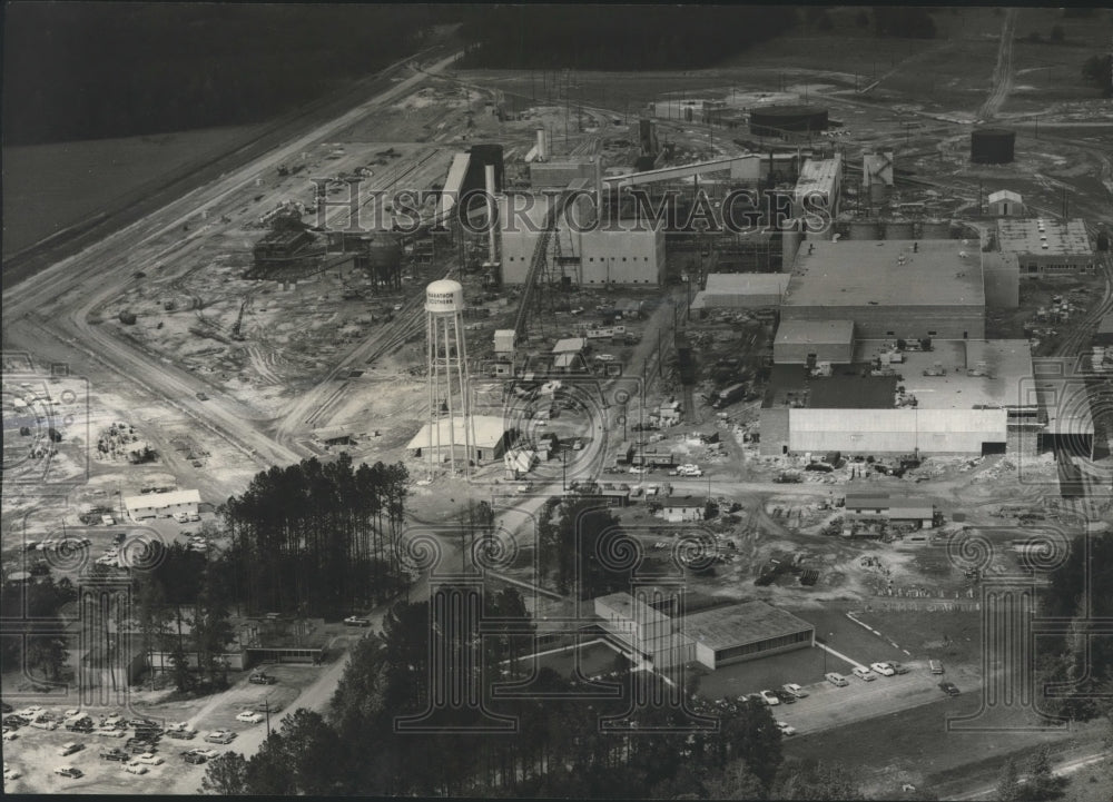 1958 Press Photo Alabama-Naheola&#39;s Marathon Southern Corporation paper mill.-Historic Images