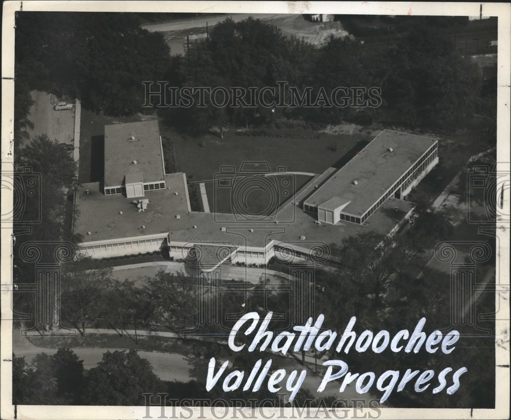 1953 Press Photo Alabama-Shawmut Textile research center in Chattahoochee Valley - Historic Images