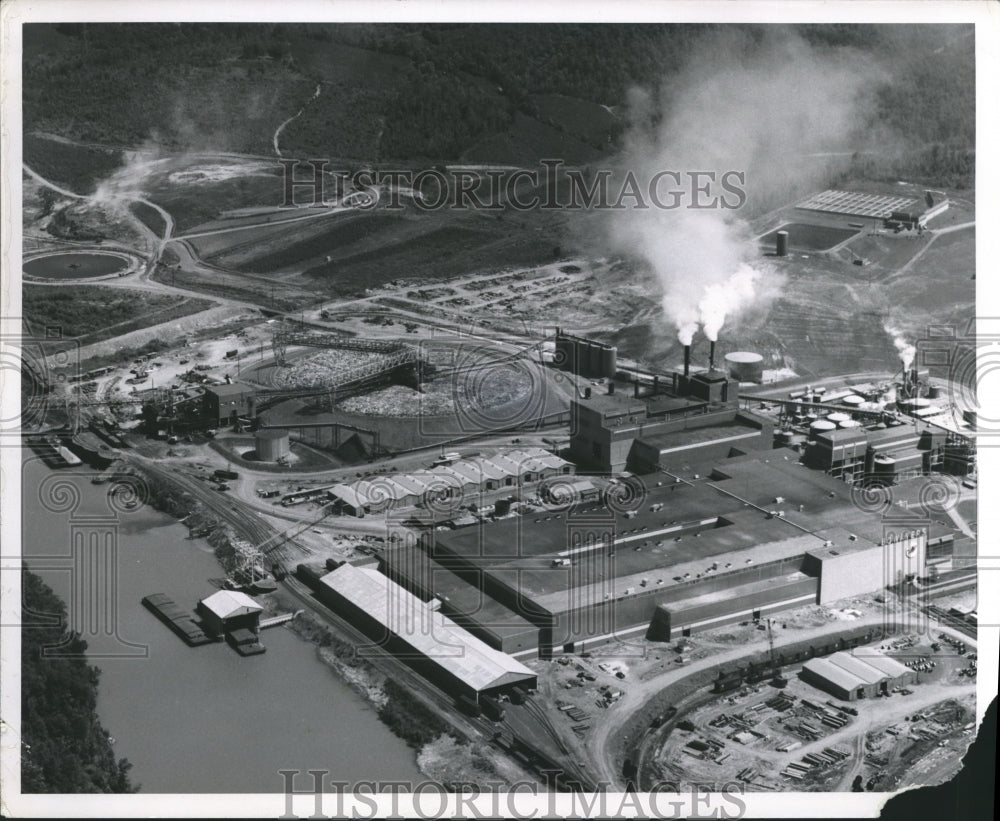 1959 Press Photo-Tennessee-Bowaters Southern Paper Corporation plant at Calhoun. - Historic Images