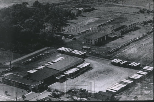 1959 Press Photo Alabama-Birmingham-Air view of Jack Cole Company. - Historic Images
