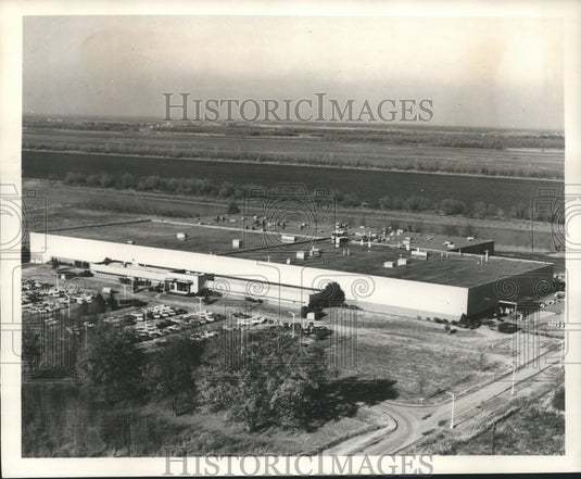 1961 Press Photo Alabama-Decatur-Aerial view of New Wothington  plant expansion. - Historic Images